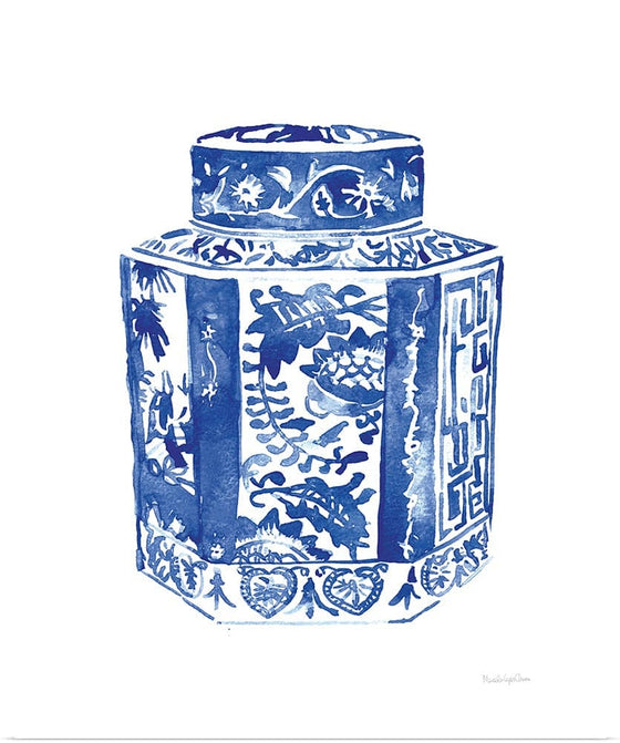 “Chinoiserie Vase I“, Mercedes Lopez Charro