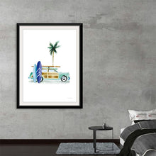  Infuse your space with the vibrant energy of the coast with Mercedes Lopez Charro’s “Surf Days I No Words Crop.” This lively print showcases a row of colorful surfboards standing tall against a serene, sunlit backdrop. The minimalist composition and bright hues evoke the carefree spirit of beach life, making it a perfect addition to any room seeking a touch of coastal charm.