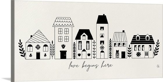 “Little Houses I“, Sarah Adams