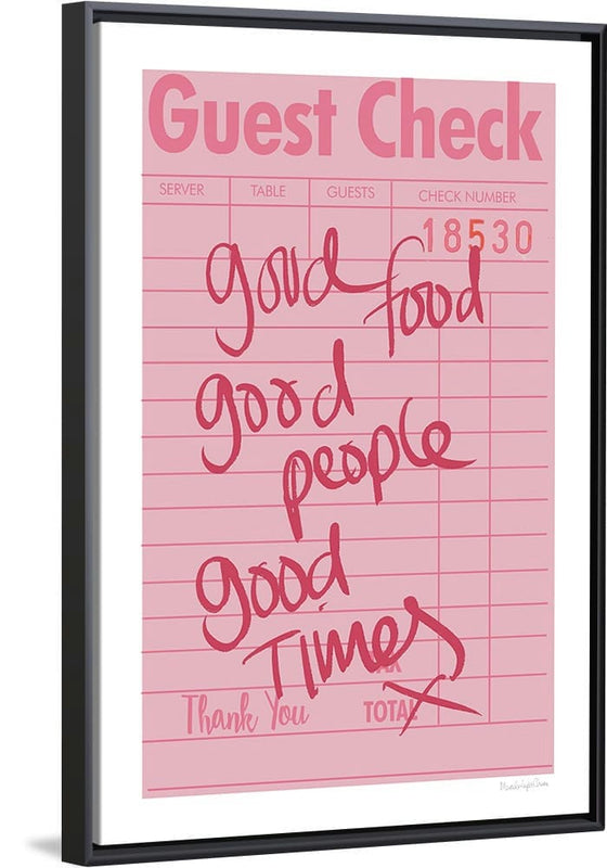 “Guest Check I“, Mercedes Lopez Charro