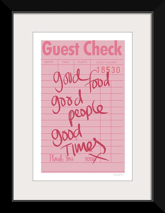 “Guest Check I“, Mercedes Lopez Charro