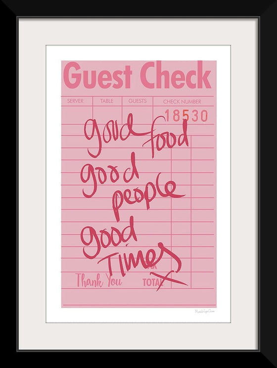 “Guest Check I“, Mercedes Lopez Charro