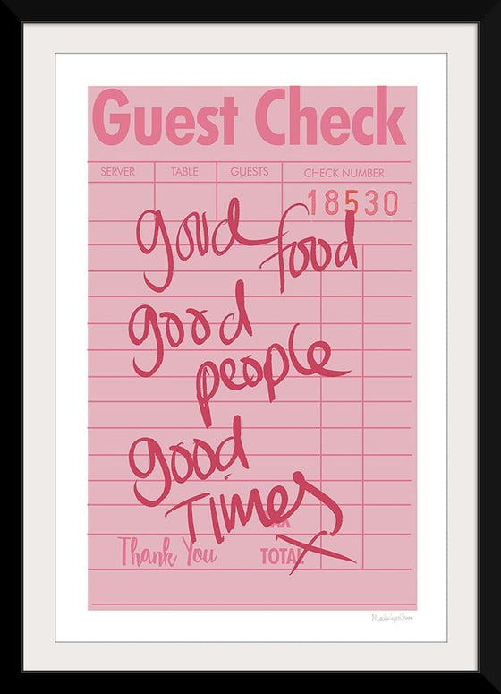 “Guest Check I“, Mercedes Lopez Charro