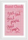 “Guest Check I“, Mercedes Lopez Charro