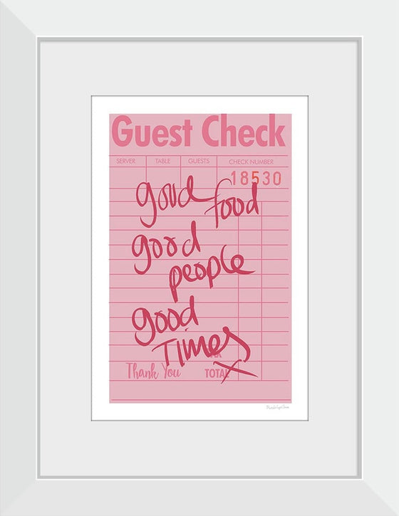 “Guest Check I“, Mercedes Lopez Charro