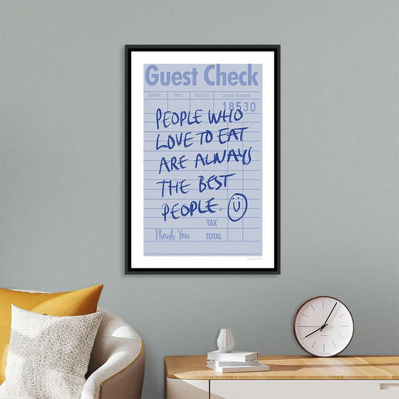 “Guest Check II“, Mercedes Lopez Charro