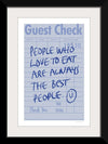 “Guest Check II“, Mercedes Lopez Charro