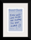 “Guest Check II“, Mercedes Lopez Charro