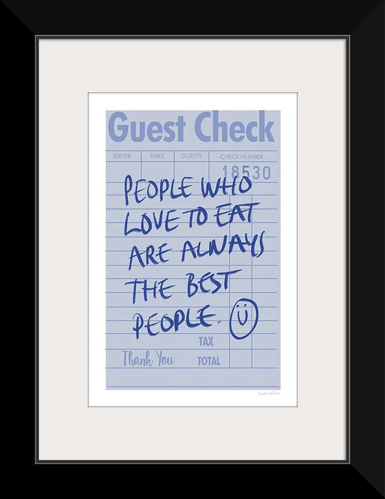 “Guest Check II“, Mercedes Lopez Charro