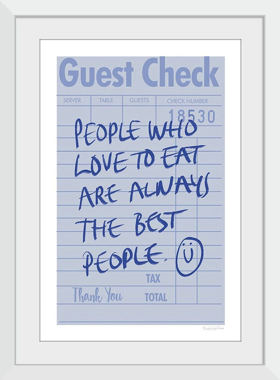 “Guest Check II“, Mercedes Lopez Charro