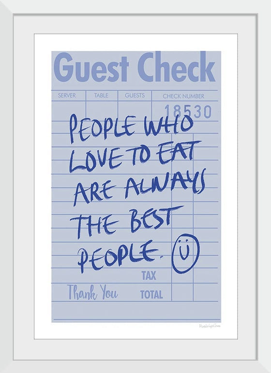 “Guest Check II“, Mercedes Lopez Charro