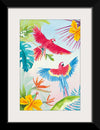 “Parrots and Palms I“, Mercedes Lopez Charro