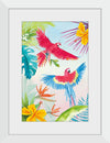 “Parrots and Palms I“, Mercedes Lopez Charro