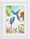 “Parrots and Palms II“, Mercedes Lopez Charro