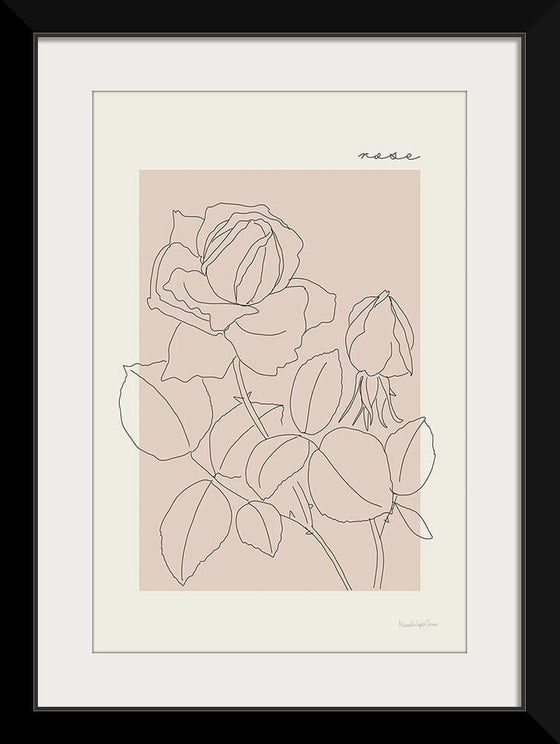 “Flower Poster IV“, Mercedes Lopez Charro