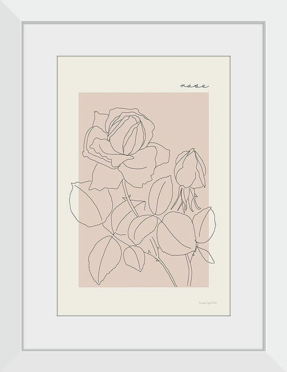 “Flower Poster IV“, Mercedes Lopez Charro