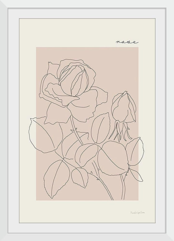“Flower Poster IV“, Mercedes Lopez Charro