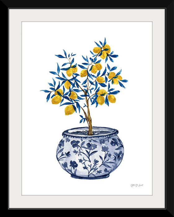 “Lemon Tree in Chinoiserie I“, Yvette St. Amant