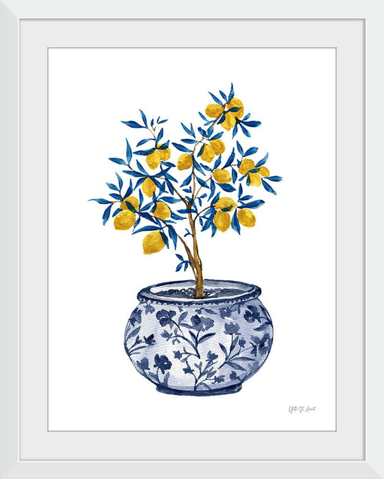 “Lemon Tree in Chinoiserie I“, Yvette St. Amant