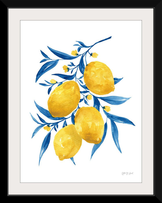 “Blue Leaf Lemons I“, Yvette St. Amant