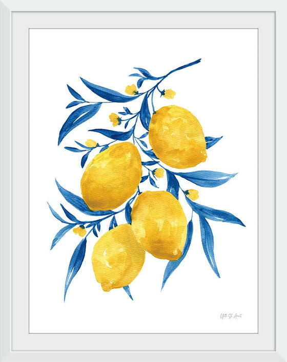 “Blue Leaf Lemons I“, Yvette St. Amant