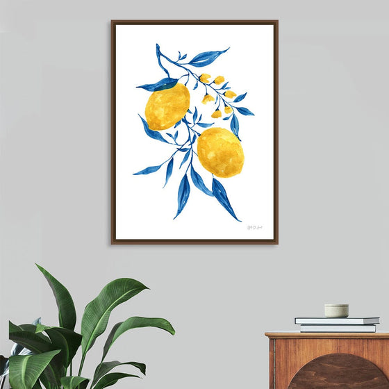 “Blue Leaf Lemons II“, Yvette St. Amant