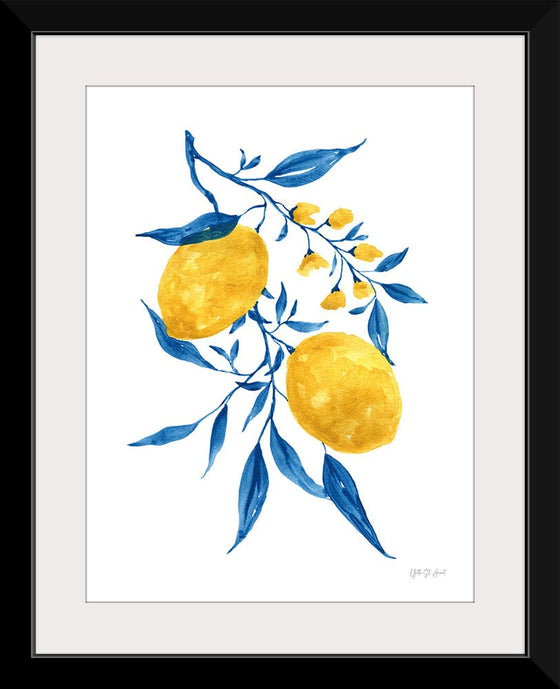 “Blue Leaf Lemons II“, Yvette St. Amant