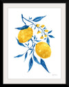 “Blue Leaf Lemons II“, Yvette St. Amant