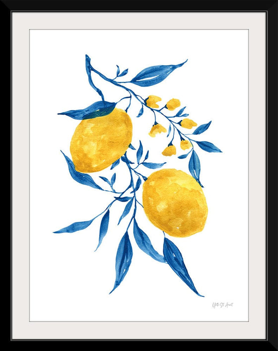 “Blue Leaf Lemons II“, Yvette St. Amant