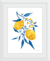 “Blue Leaf Lemons II“, Yvette St. Amant