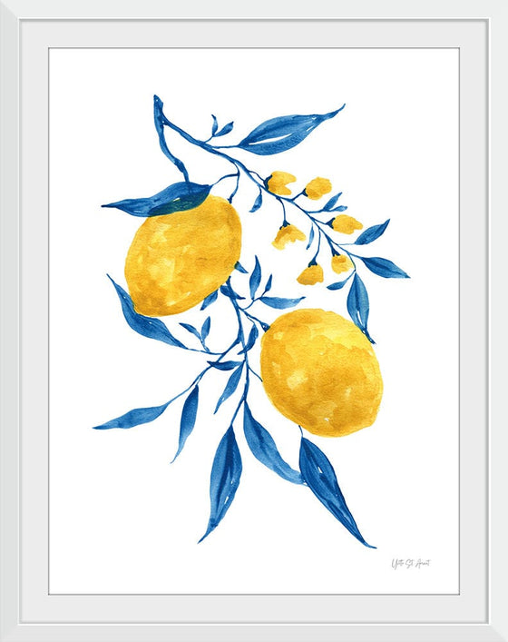 “Blue Leaf Lemons II“, Yvette St. Amant