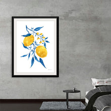  “Blue Leaf Lemons II“, Yvette St. Amant