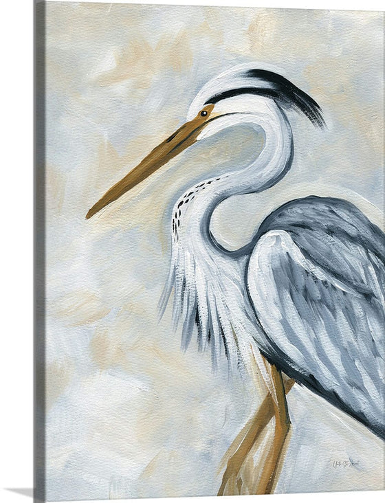 “Blue Heron“, Yvette St. Amant