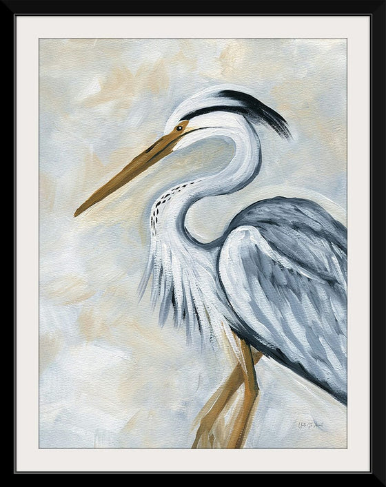 “Blue Heron“, Yvette St. Amant