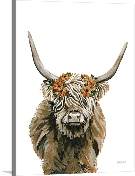 “Harvest Cow Floral“, Yvette St. Amant