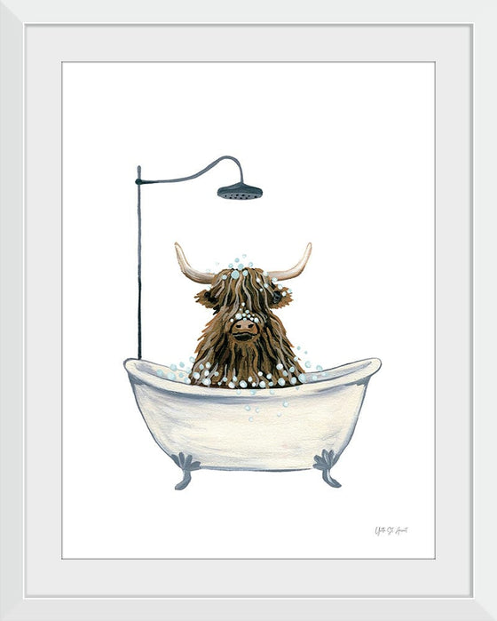 “Highland Cow in Tub“, Yvette St. Amant