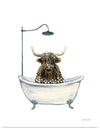 “Highland Cow in Tub“, Yvette St. Amant