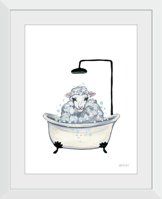 “Sheep in Tub and Suds“, Yvette St. Amant