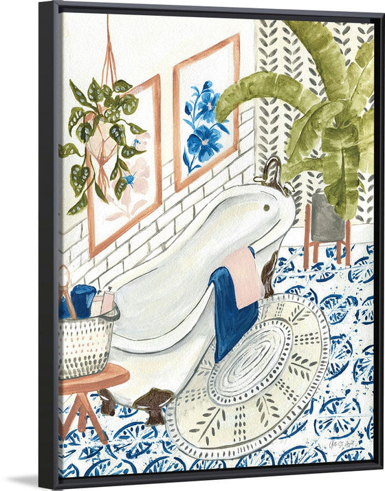 “Boho Chic Bath I“, Yvette St. Amant