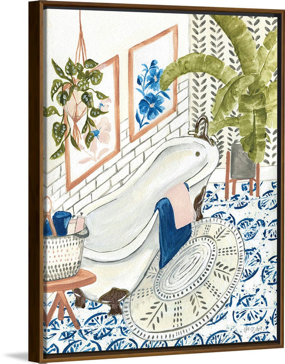 “Boho Chic Bath I“, Yvette St. Amant