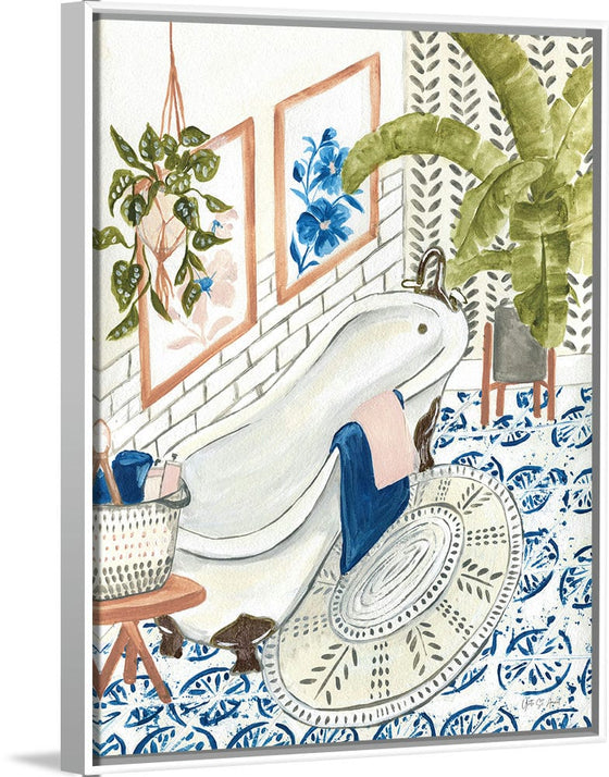 “Boho Chic Bath I“, Yvette St. Amant