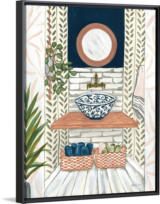 “Boho Chic Bath II“, Yvette St. Amant