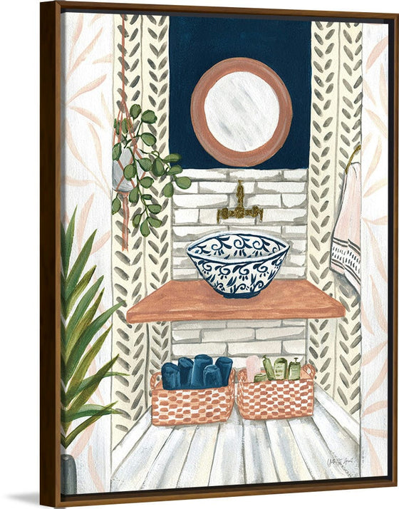 “Boho Chic Bath II“, Yvette St. Amant