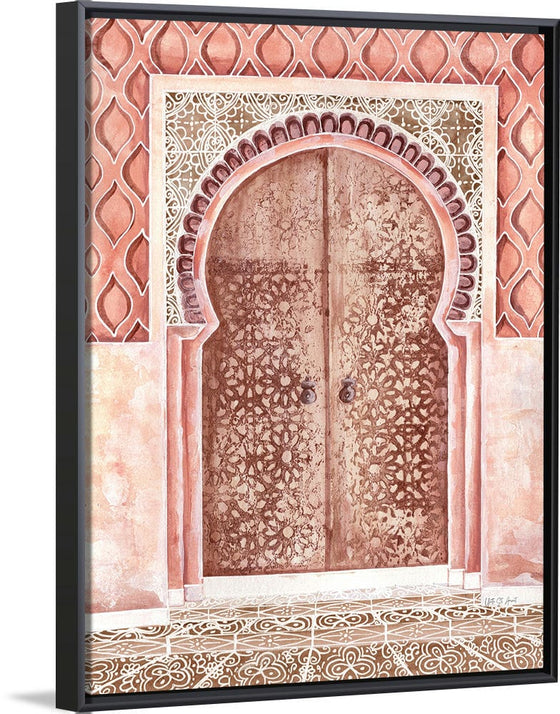 “Moroccan Streets Tiled Entrance“, Yvette St. Amant