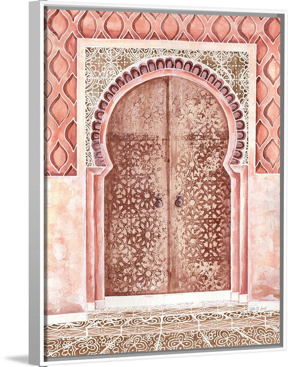 “Moroccan Streets Tiled Entrance“, Yvette St. Amant