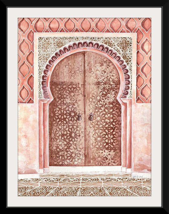 “Moroccan Streets Tiled Entrance“, Yvette St. Amant