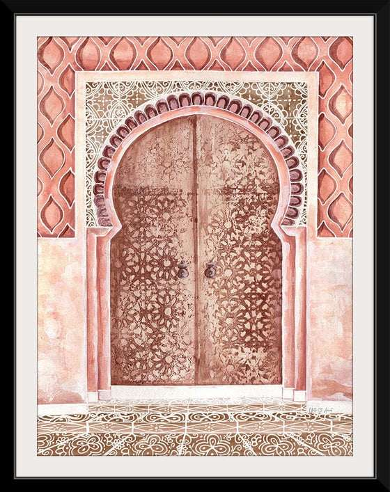 “Moroccan Streets Tiled Entrance“, Yvette St. Amant