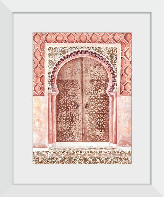 “Moroccan Streets Tiled Entrance“, Yvette St. Amant