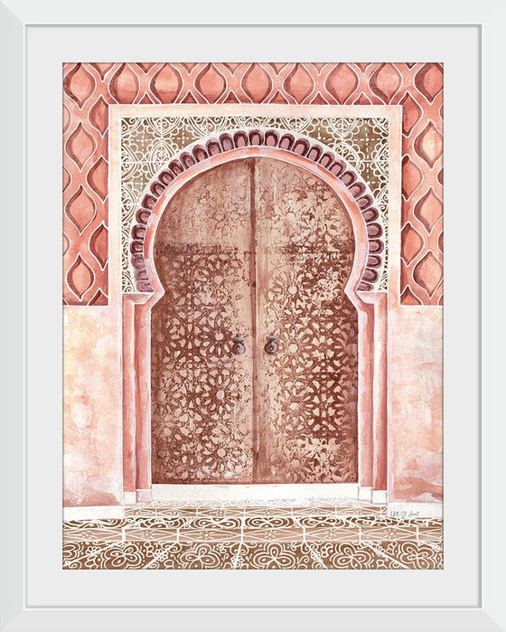 “Moroccan Streets Tiled Entrance“, Yvette St. Amant