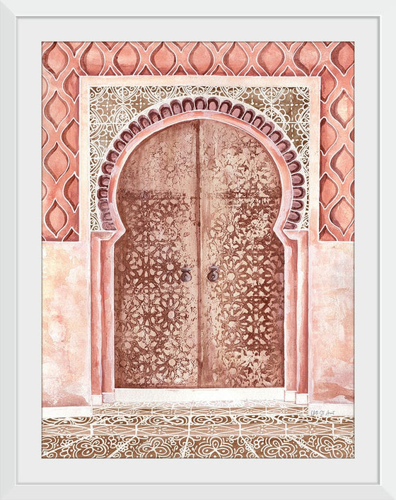 “Moroccan Streets Tiled Entrance“, Yvette St. Amant